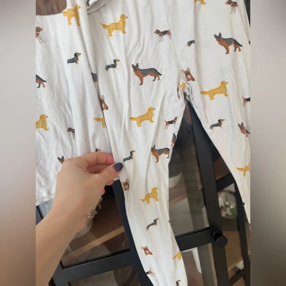 Kyte BABY Pajamas set short sleeve tee dogs puppies puppy bamboo pants toddler
